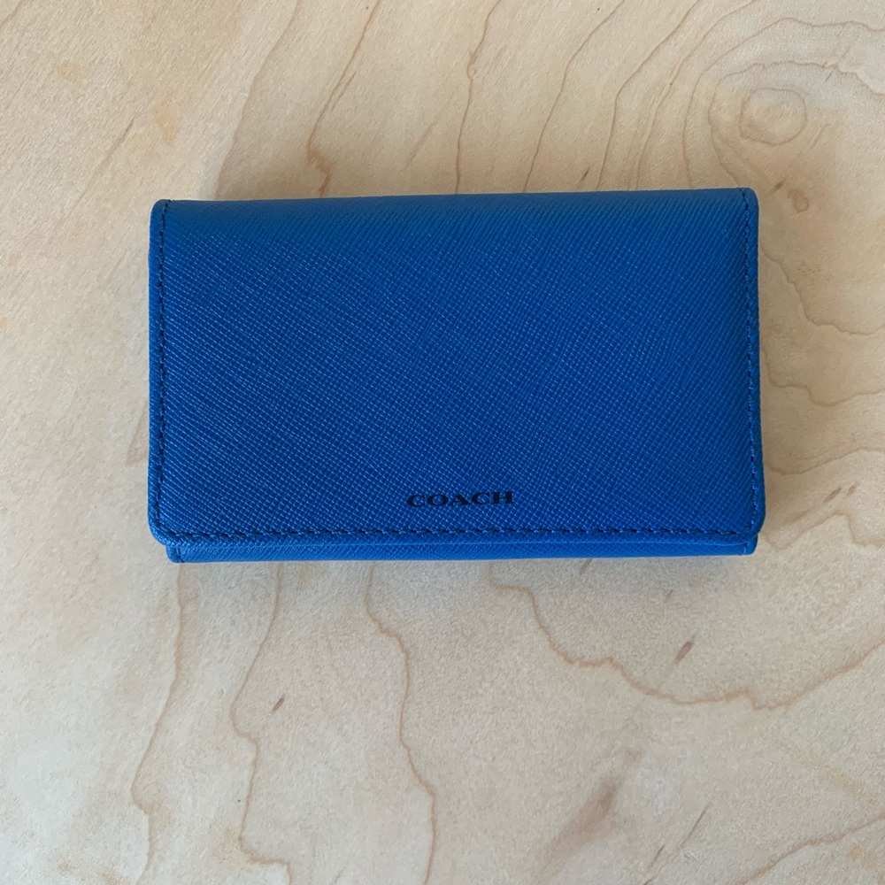COACH 👓 LEATHER GLASSES CASE & RING KEY CASE SET - Picture 11 of 16